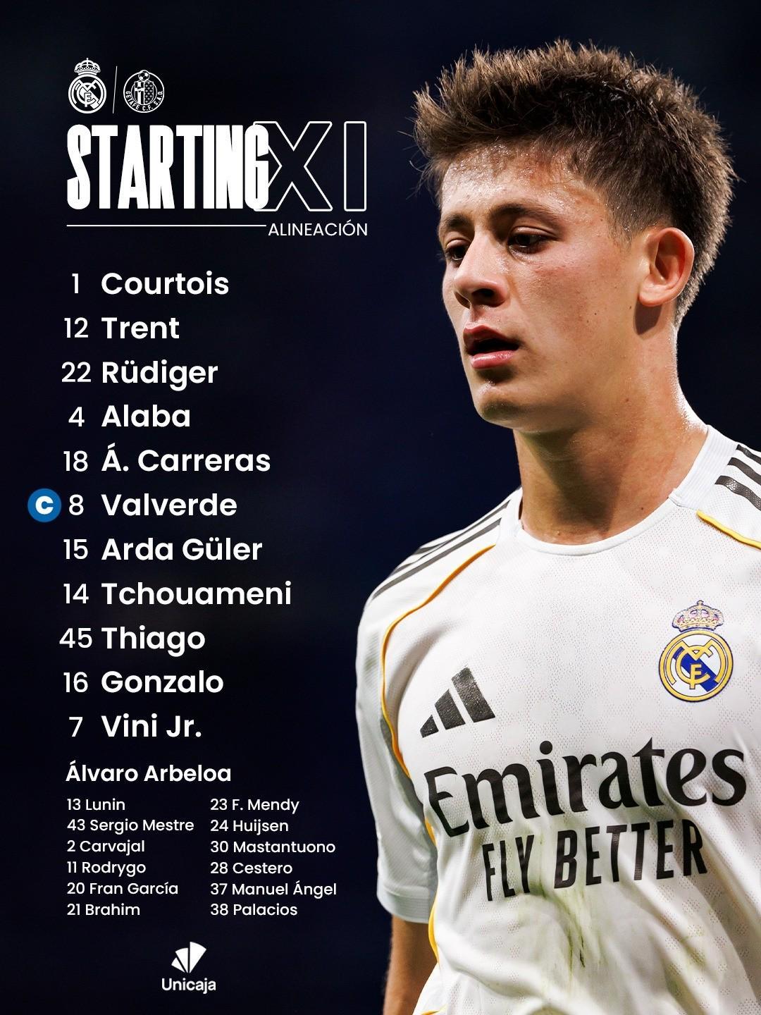 欧冠赛程-皇马vs赫塔费：维尼修斯搭档贡萨洛，皮塔奇、巴尔韦德出战